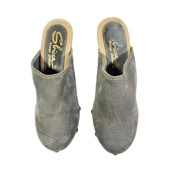 Sbicca Vintage Collection Lettie Platform Wood Clog Heel Women size 39 US 8.5 - Picture 4 of 8